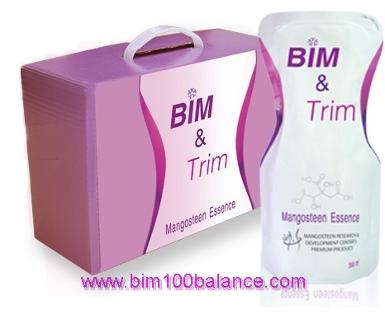 BIM&Trim(บิม แอนด์ ทริม) น้ำมังคุดสกัดเข้มข้นสูตร มิลส์( MILS ) 24 ซอง